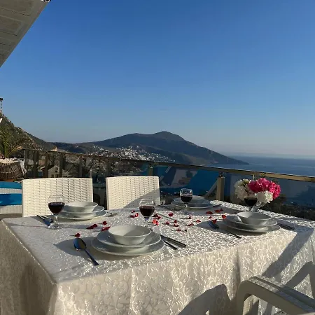 With Sea View And Jacuzzi For 4 People In Kas, Kalkan - Awz 120 ヴィラ