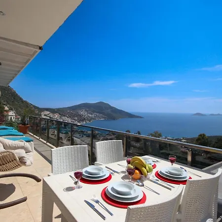 With Sea View And Jacuzzi For 4 People In Kas, Kalkan - Awz 120 ヴィラ