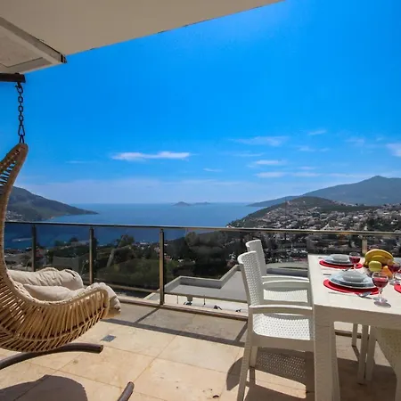 With Sea View And Jacuzzi For 4 People In Kas, Kalkan - Awz 120 Villa Kaş