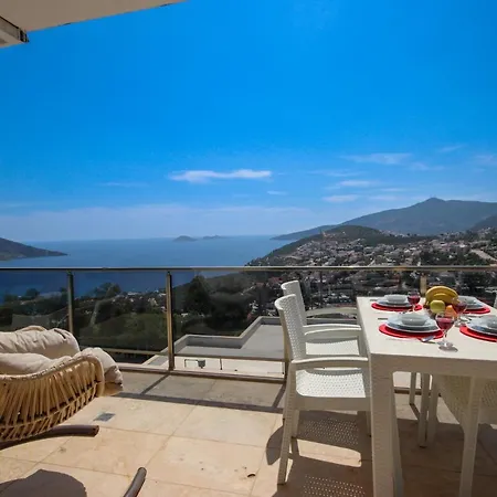 With Sea View And Jacuzzi For 4 People In Kas, Kalkan - Awz 120